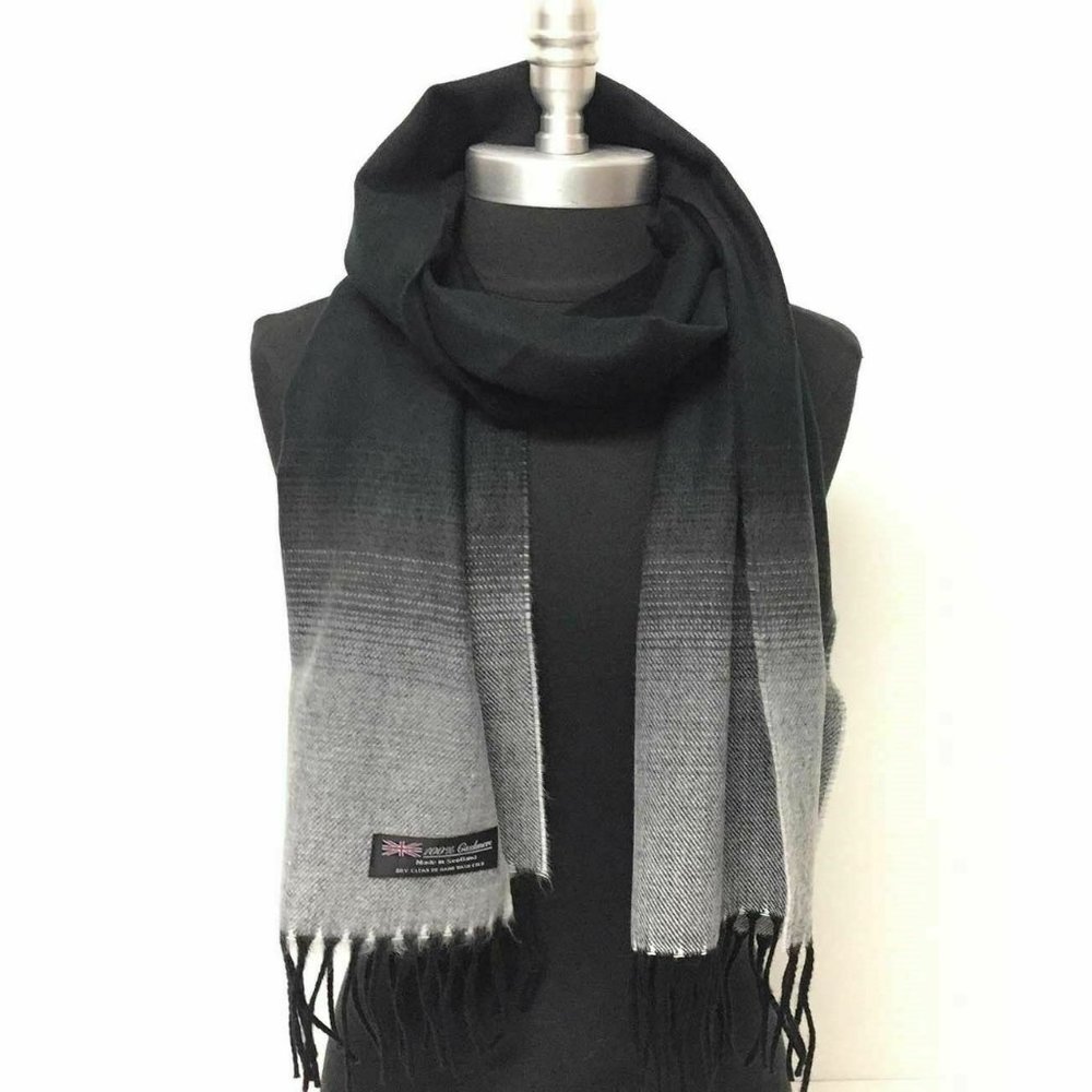 100% CASHMERE SCARF Soft Wool Wrap